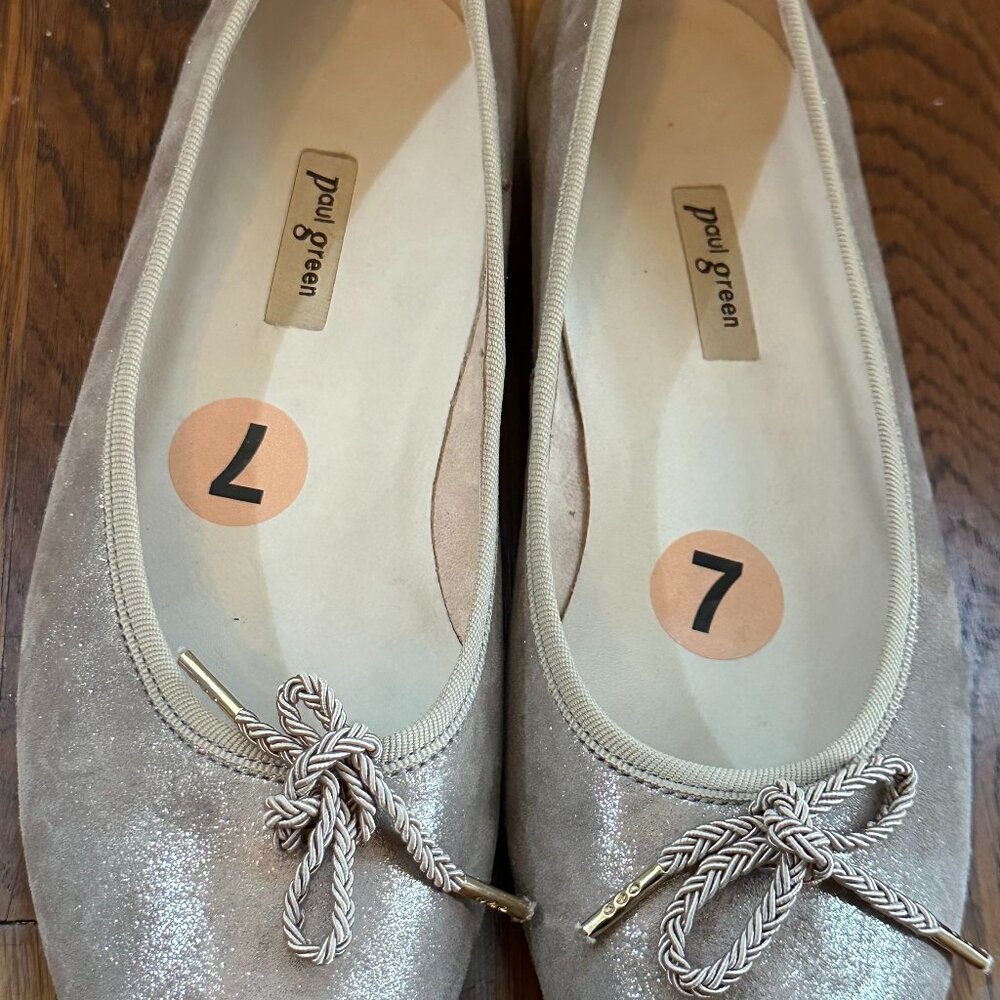 Paul Green "Ursula" Ballet Flats - New Without Box - Size 7 U.S.